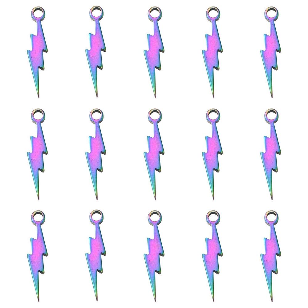 4436 30 Pcs Electroplating Flash Shape Weather Themed Charms Celestial